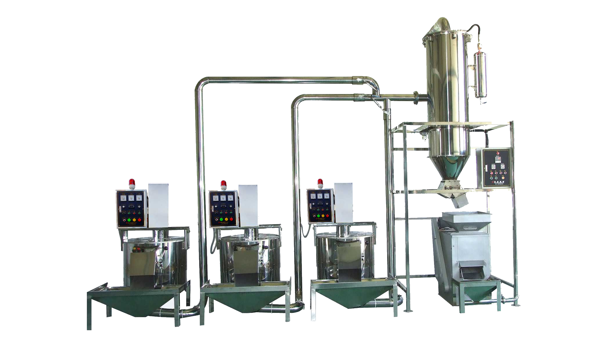 SSS three-unit roasting-cooling-screening